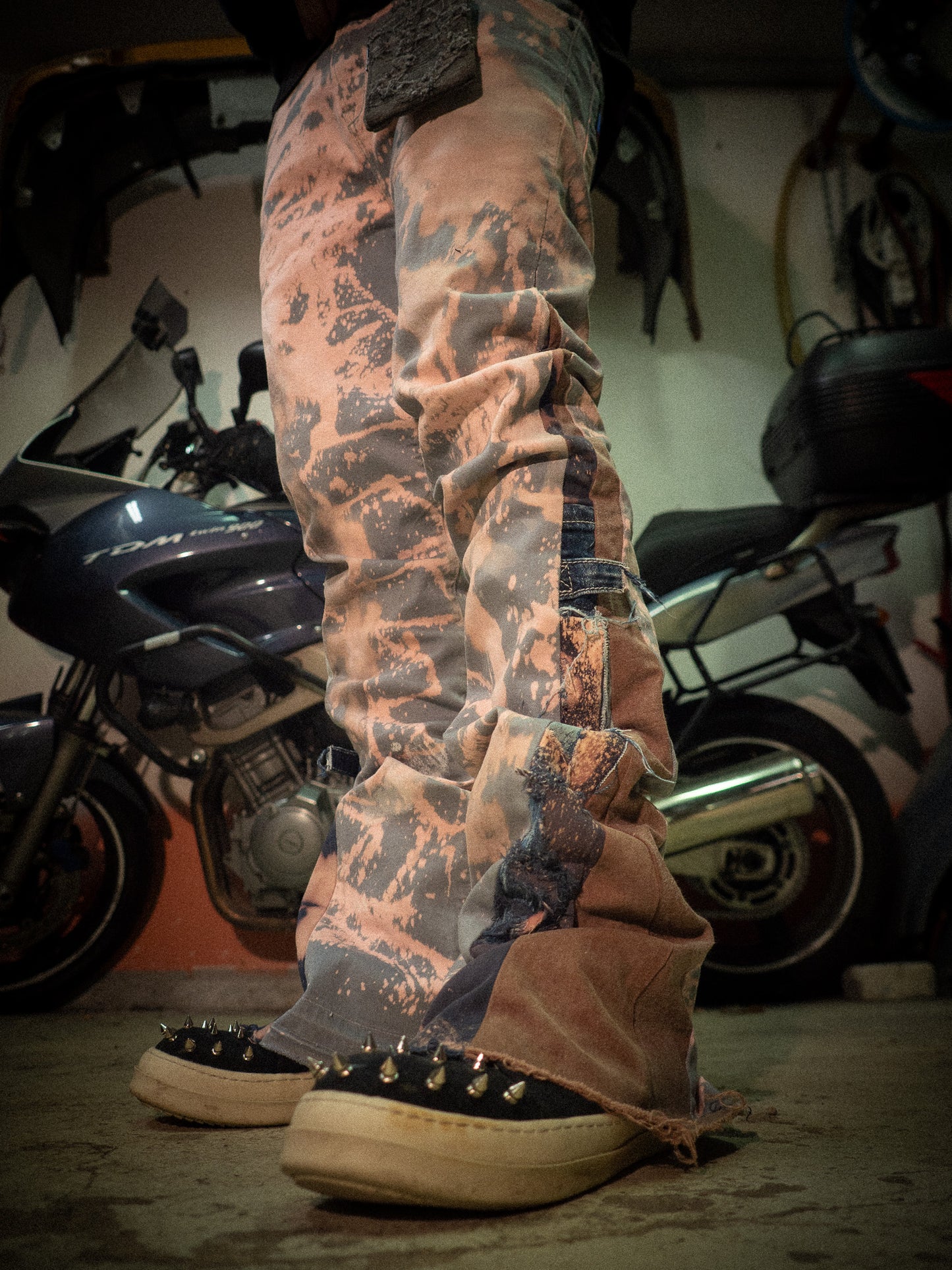 Leather Flared Pants