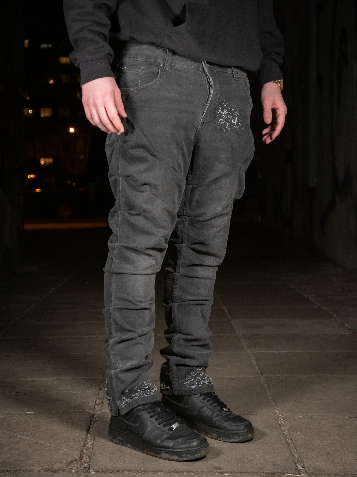 Textured jeans - Cherry Tree