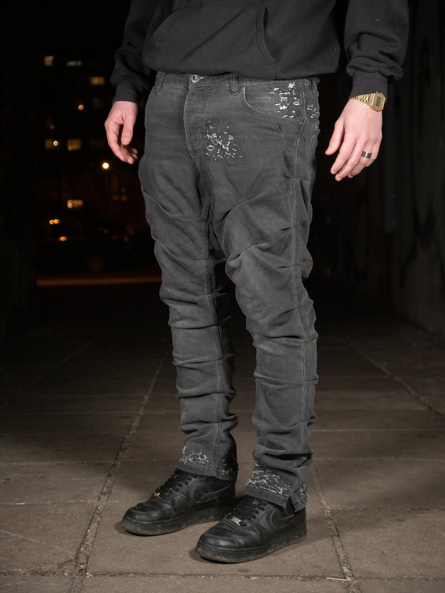 Textured jeans - Cherry Tree