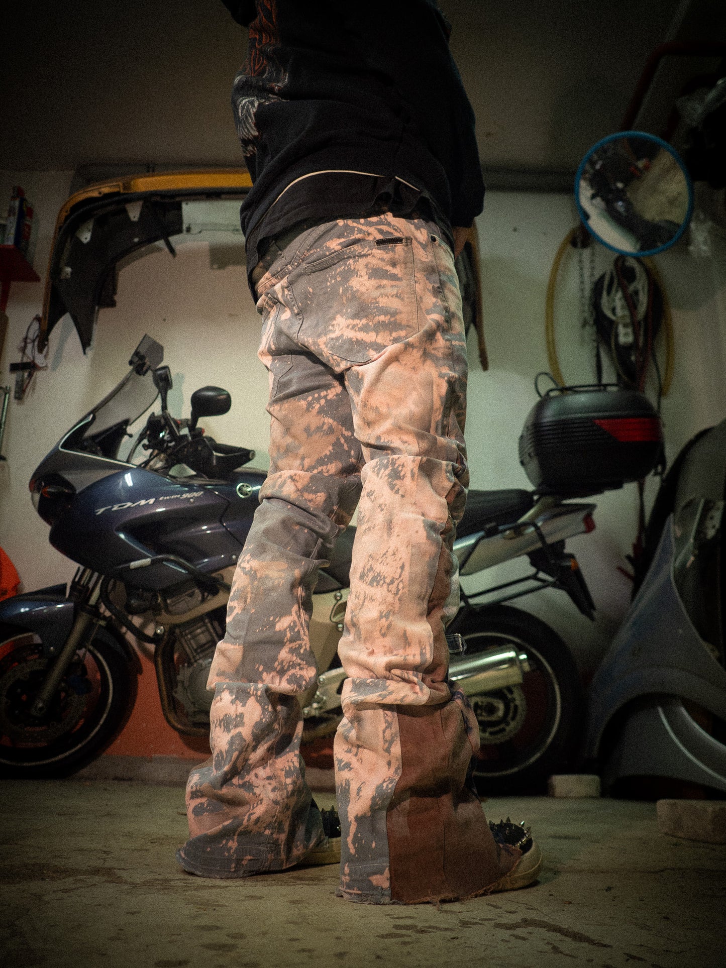 Leather Flared Pants