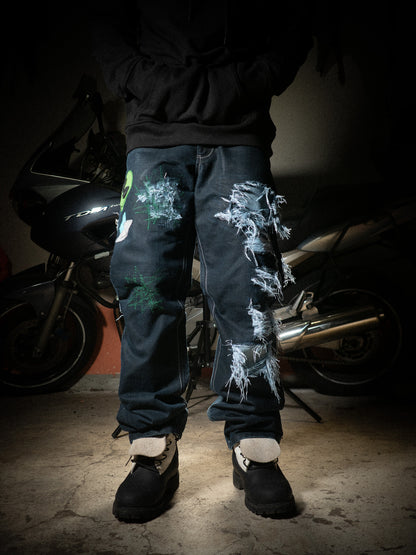 Alien UFO Jeans