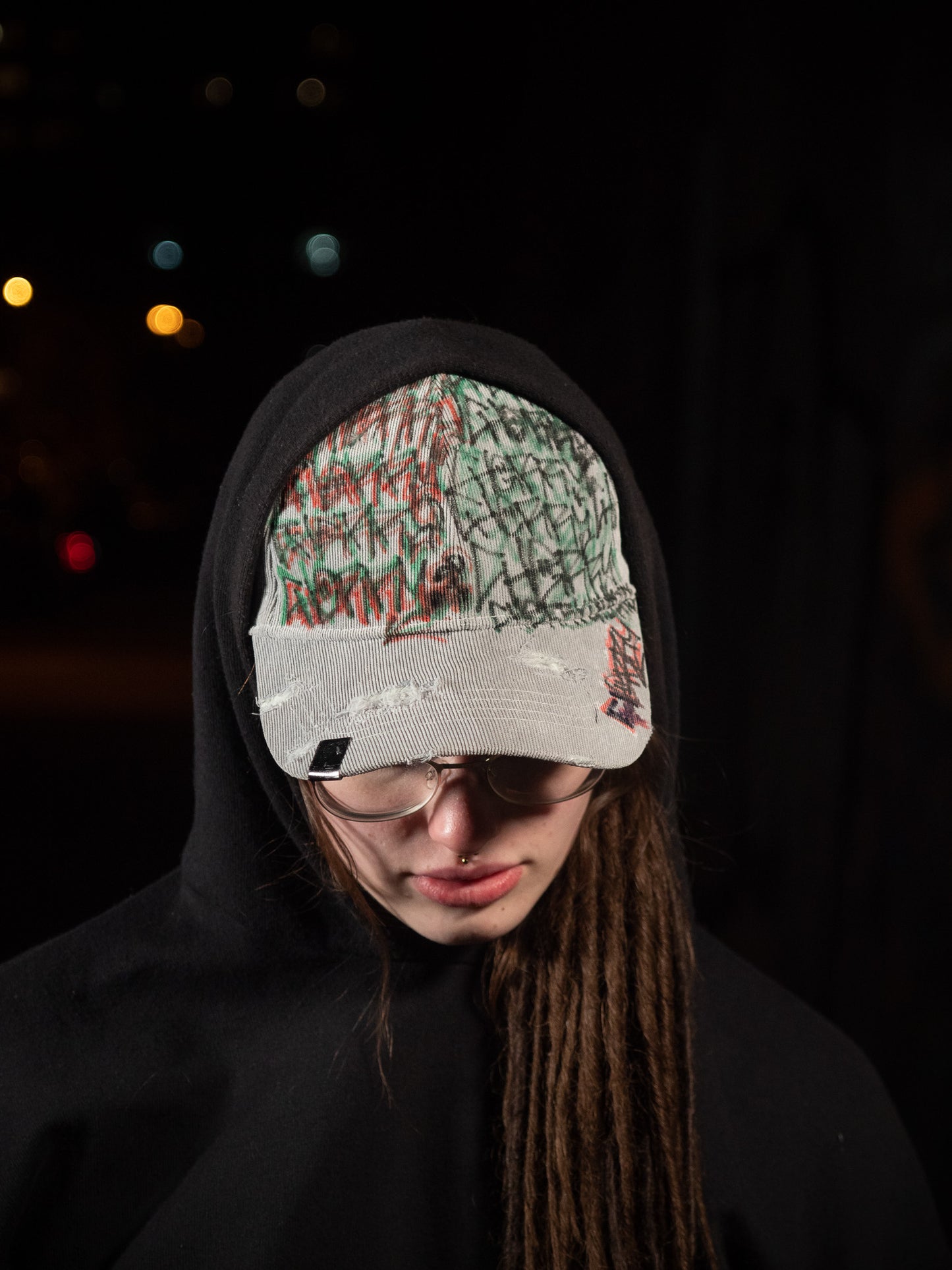 Tagged cap - Cherry Tree